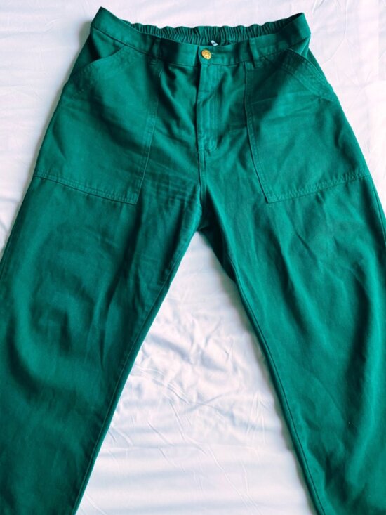 Big Bud Press Pants - Big Bud Press - Swamp Green Work Pants - L Petite